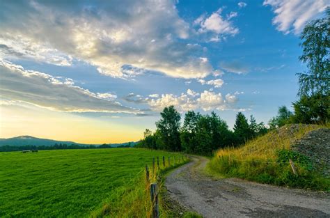 Farmland Sunset Free Photo Download | FreeImages