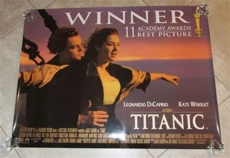 TITANIC MOVIE POSTER (c) LEONARDO DICAPRIO, KATE WINSLET, JAMES CAMERON ...