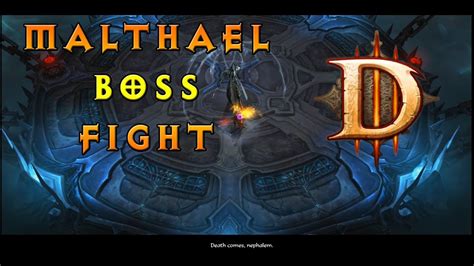 Diablo 3 Reaper of Souls | Malthael Boss Fight - YouTube