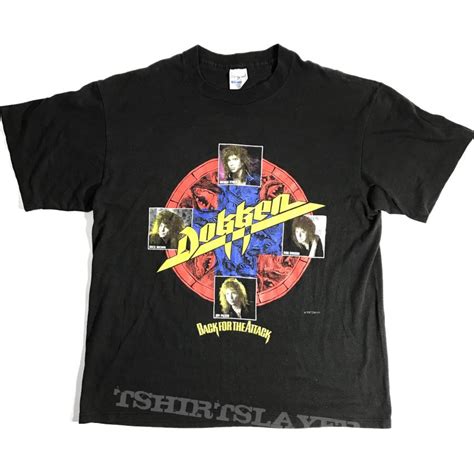 Dokken, ©1987 Dokken - Back For The Attack tour shirt TShirt or ...