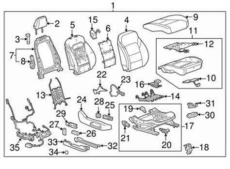 2018 Gmc Acadia Parts Diagram