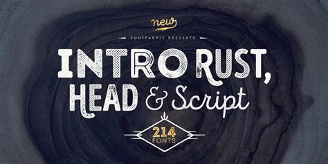 Intro Rust Free Font | Fontspring