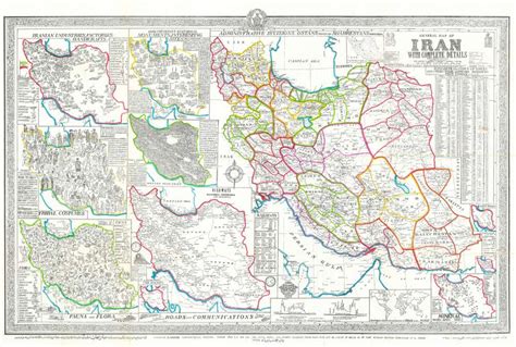 General Map of Iran with Complete Details.: Geographicus Rare Antique Maps