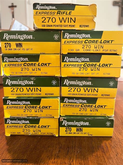 270 Remington reloading brass