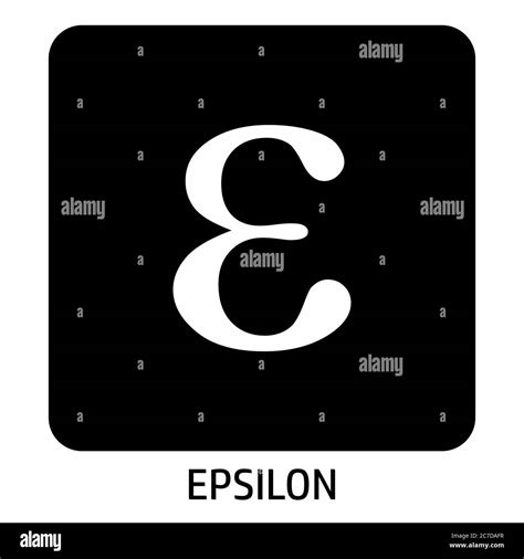 Greek letter epsilon Stock Vector Images - Alamy