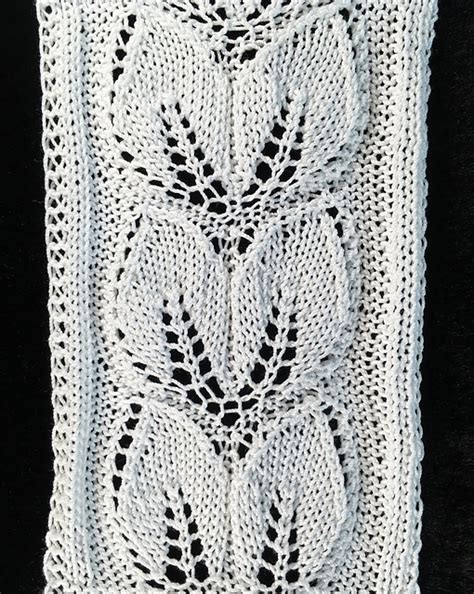 Ravelry: 1902 Double Apple Leaf Strip pattern by Vicki Monthei