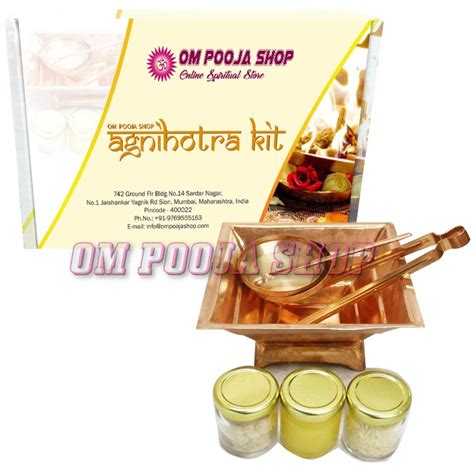 Buy online Agnihotra Kit Get Benefits of Homa from Om Pooja Shop