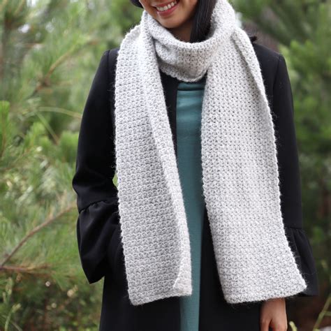 Beginner Crochet Scarf – In The Clouds Scarf - free pattern + video tutorial - For The Frills