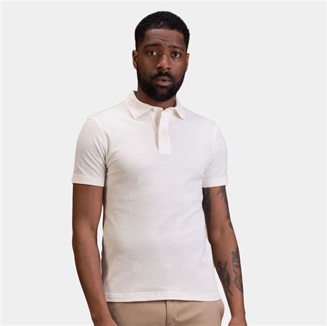 Soft white polo shirt | Tailor Store®