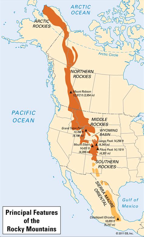 Canadian Rockies | Map, Description, Facts, & Rail | Britannica