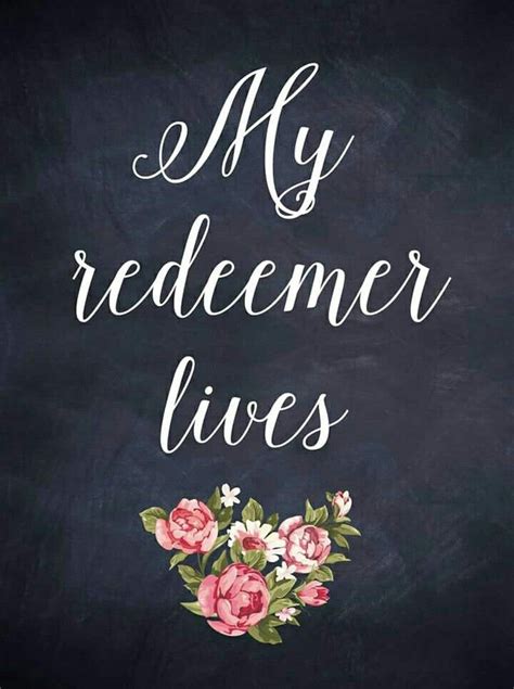 My Redeemer Lives | My redeemer lives, Free printables, Beautiful bible