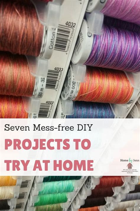 Simple Craft Projects That Don’t Make a Mess | Mess free craft, Diy projects to try, Easy crafts