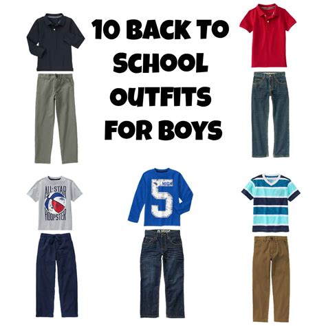 10 Back To School Outfits for Boys {AND Gymboree Giveaway} - Tastefully Frugal