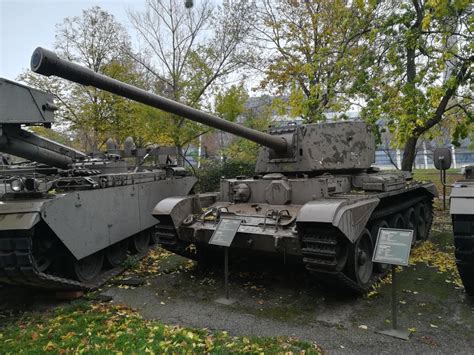 The Charioteer Tank (FV4101) in the courtyard of the Museum of Military History in Vienna ...