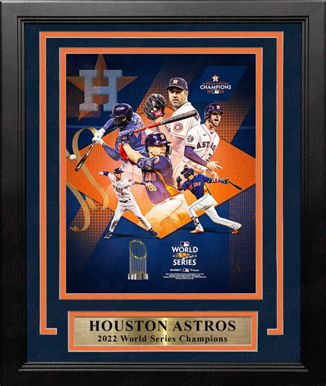 Houston Astros 2022 World Series Champions 8" x 10" Framed Baseball ...