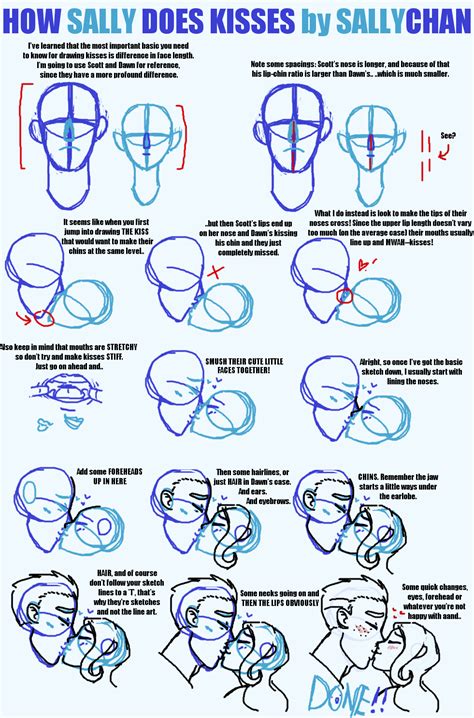 Kiss Tutorial by sallychan on DeviantArt