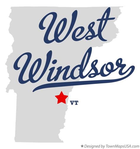 Map of West Windsor, VT, Vermont