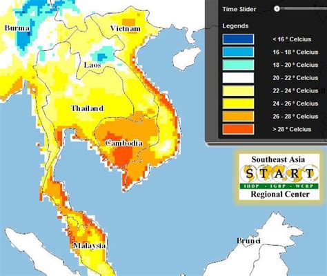 Climate Map Of Asia