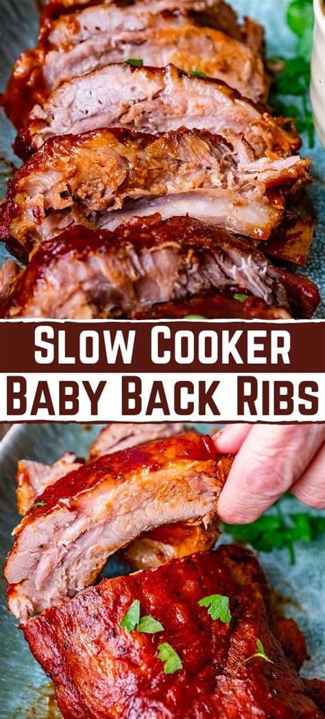 Slow Cooker Baby Back Ribs - 100KRecipes