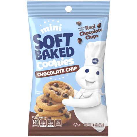 Pillsbury Mini Chocolate Chip Soft Baked Cookies, 3 oz - Pillsbury.com