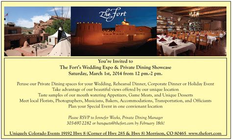 The Fort Restaurant’s Wedding and Dining Expo | Denver Wedding Photographer