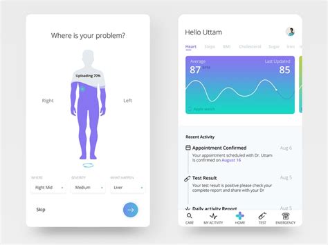 Fitness App by UTTAM SONI on Dribbble