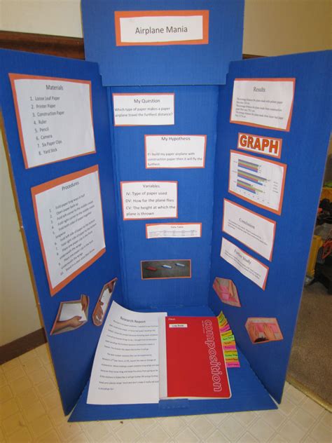 My sons first ever Science fair Project on paper airplanes | Science fair projects, Fifth grade ...