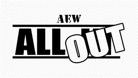 Black AEW All Out Logo | Citypng