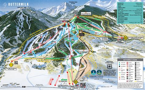 Buttermilk Ski Area Trail Map – Aspen Snowmass Real Estate