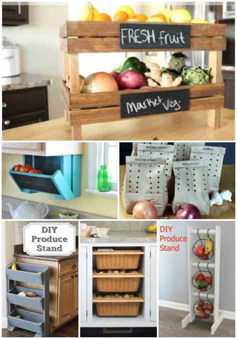 21 DIY Fruit And Veggie Storage Ideas