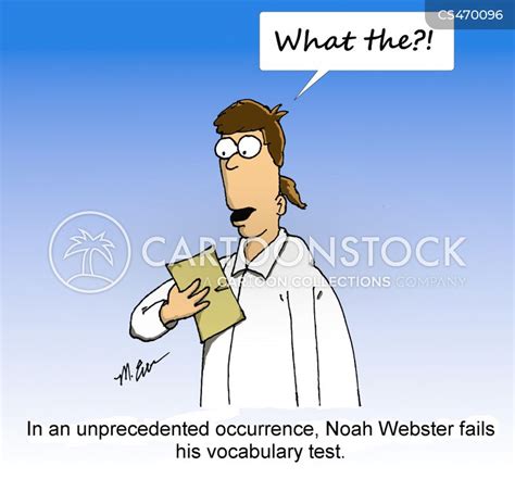 Vocabulary Test Cartoons and Comics - funny pictures from CartoonStock