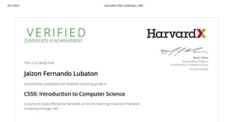 HarvardX CS50 Certificate _ edX.pdf | DocDroid