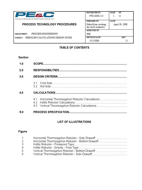 Reboiler Calculations Design Guide | PDF | Continuum Mechanics ...