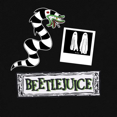 Beetlejuice Inspired Stickers | Etsy | Beetlejuice, Sticker shop, Pumpkin stickers