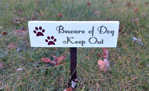 Beware of Dog Dog Decor Animal Sign Keep Out Outdoor Sign | Etsy