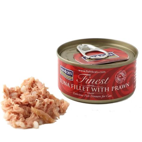 Fish 4 Cats Tuna & Prawn Tin 70g Cat Food - Pet Bliss Ireland