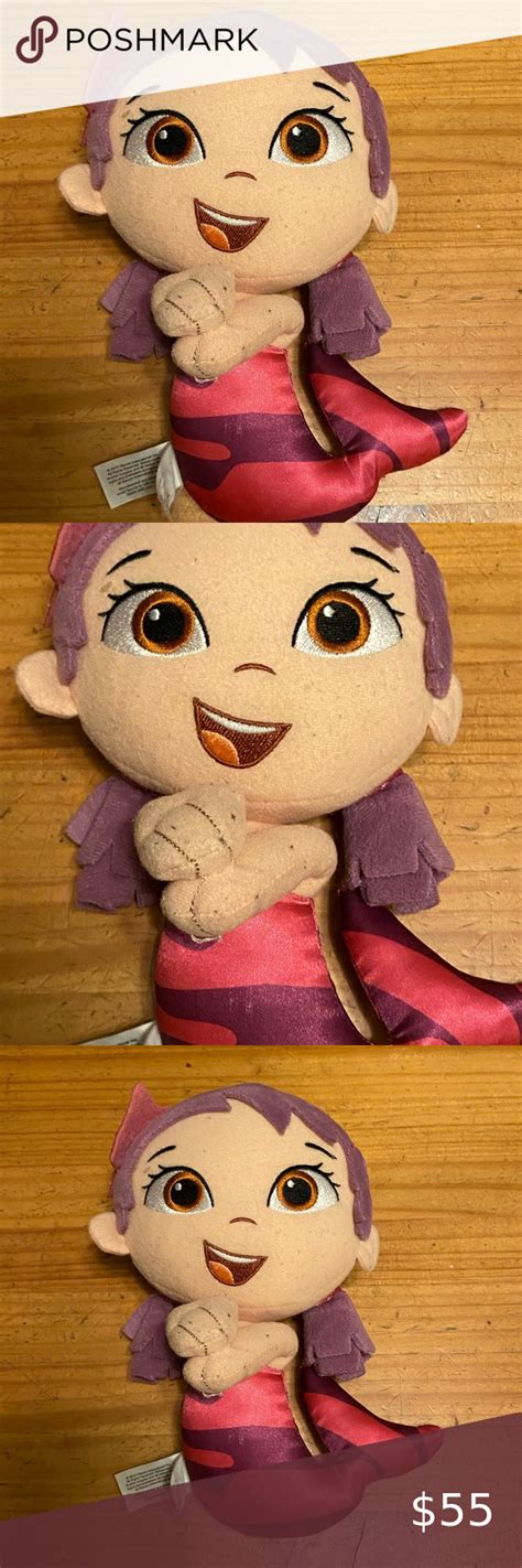 Bubble guppies plush mermaid oona stuffed toy nick jr | Bubble guppies ...