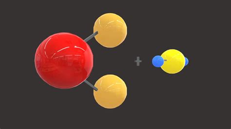 Chemical reaction: FeS + 2HCl = FeCl2 + H2S - 3D model by XReady Lab (@xreadylab) [af809b7 ...