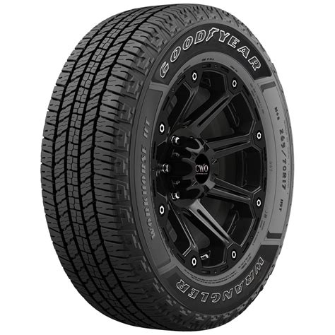 275/65R18 Goodyear Wrangler Workhorse HT 116T SL/4 White Letter Tire