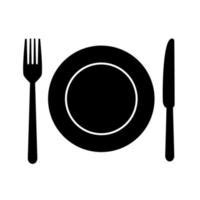 Plate Fork And Knives Clipart