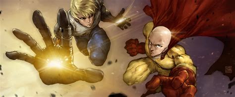 Saitama and Genos, One Punch Man, 8K, #105 Wallpaper PC Desktop