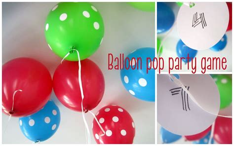 Balloon Pop party game - pop a balloon to show what the next game is | Slumber party games ...