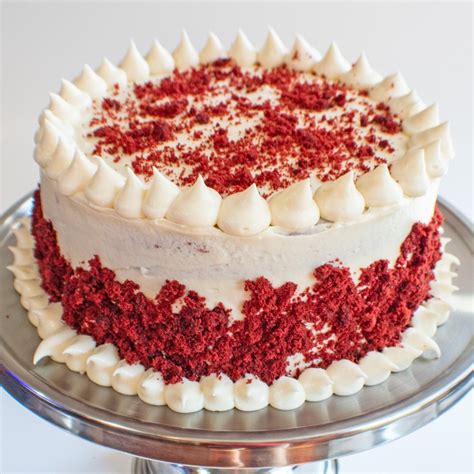 Red Velvet Cake with Cream Cheese Frosting - Bake It With Love