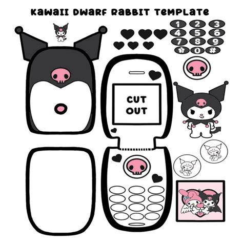 Kuromi in 2023 | Hello kitty crafts, Hello kitty printables, Hello kitty coloring