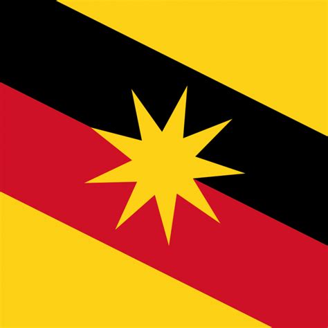 Sarawak flag - Harrison Flagpoles Quality Digital Print Handsewn Eco-flags