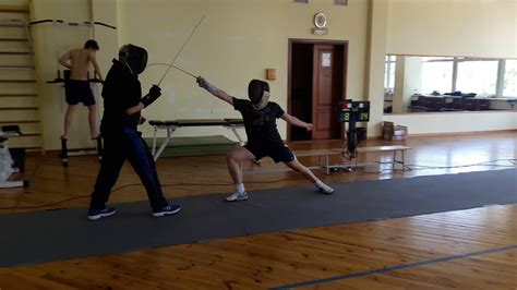 Fencing foil privat lesson - YouTube