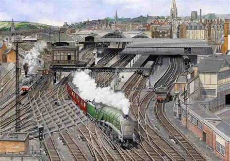 Newcastle Central Station – Arthur Gills paintings