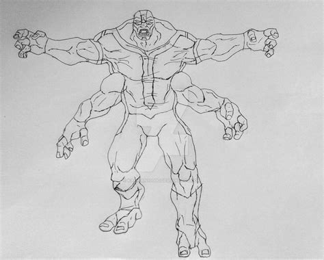 Realistic Fourarms sketch by Kamran10000 on DeviantArt