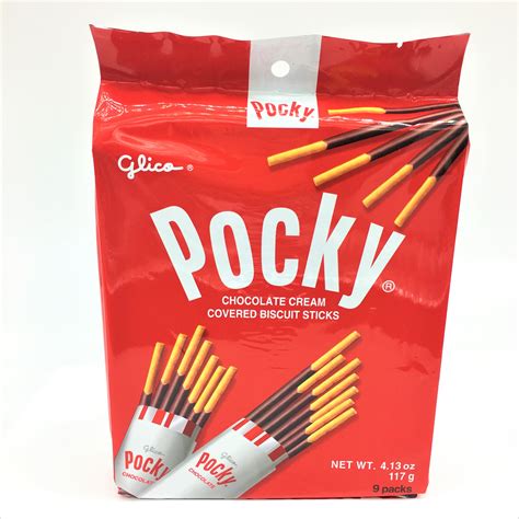 Glico Pocky Sticks Chocolate 9ct - Walmart.com - Walmart.com