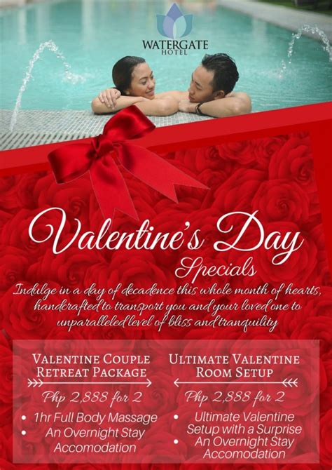 Valentines Day Specials – Watergate Hotel Butuan